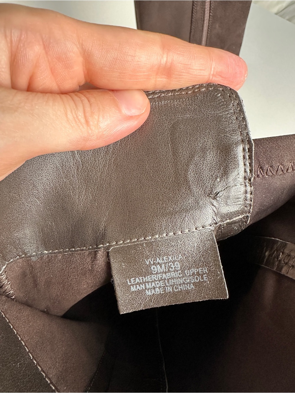 Vince Camuto Dark Brown Suede Over-the-Knee Wedge Boots - Picture 3 of 6